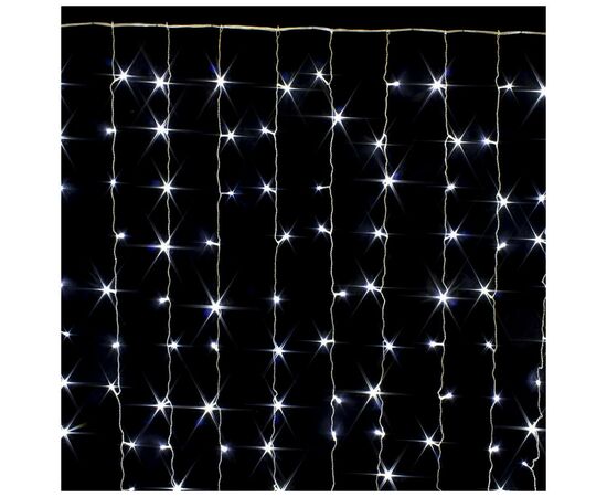 Гирлянда ColorWay штора водопад 3x3м 300LED 220V (CW-GW-300L33VWFCW), изображение 4 Гирлянда ColorWay штора водопад 3x3м 300LED 220V (CW-GW-300L33VWFCW), изображение 4