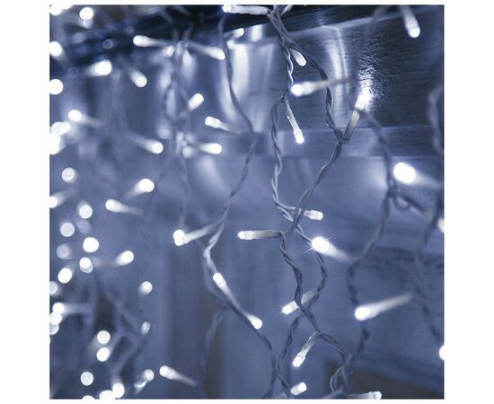 Гирлянда ColorWay Бахрома 6мx0.6м 192Led IP44 холодный (CW-GOF-192L66VCW), изображение 4 Гирлянда ColorWay Бахрома 6мx0.6м 192Led IP44 холодный (CW-GOF-192L66VCW), изображение 4