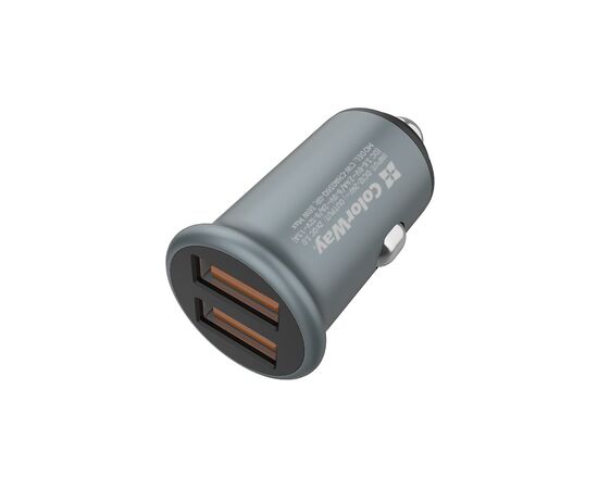 Зарядное устройство ColorWay 2USB Quick Charge 3.0 (36W) Gray (CW-CHA036Q-GR), изображение 3 Зарядное устройство ColorWay 2USB Quick Charge 3.0 (36W) Gray (CW-CHA036Q-GR), изображение 3