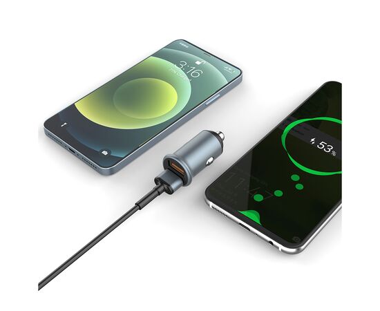 Зарядное устройство ColorWay 2USB Quick Charge 3.0 (36W) Gray (CW-CHA036Q-GR), изображение 6 Зарядное устройство ColorWay 2USB Quick Charge 3.0 (36W) Gray (CW-CHA036Q-GR), изображение 6