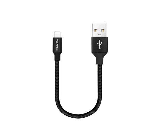 Дата кабель USB 2.0 AM to Lightning 0.25m black ColorWay (CW-CBUL048-BK), изображение 2 Дата кабель USB 2.0 AM to Lightning 0.25m black ColorWay (CW-CBUL048-BK), изображение 2