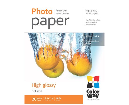 Фотобумага ColorWay LT 180г/м, glossy, 20sh, OEM (PG180020LT_OEM)