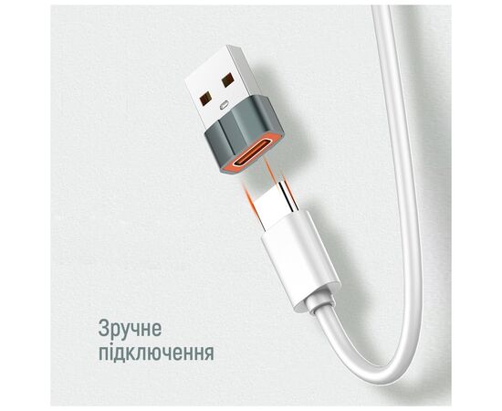 Переходник USB-C to USB-A ColorWay (CW-AD-CA), изображение 4 Переходник USB-C to USB-A ColorWay (CW-AD-CA), изображение 4