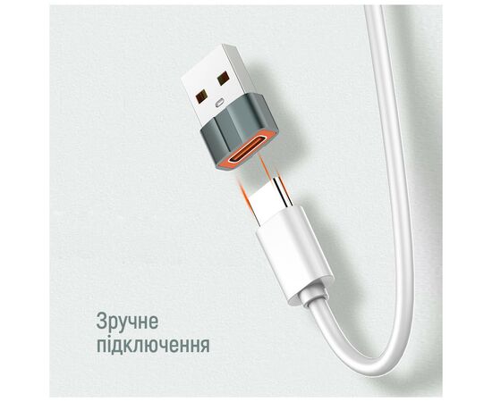 Переходник USB-C to USB-A ColorWay (CW-AD-CA), изображение 9 Переходник USB-C to USB-A ColorWay (CW-AD-CA), изображение 9