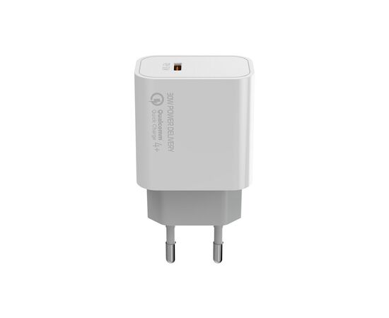 Зарядное устройство ColorWay PD Port PPS USB Type-C (30W) white (CW-CHS038PD-WT), изображение 2 Зарядное устройство ColorWay PD Port PPS USB Type-C (30W) white (CW-CHS038PD-WT), изображение 2