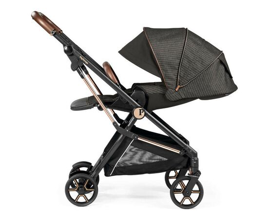 Коляска Peg-Perego 2 в 1 Vivace 500 изящно-коричневая с полоской (IP28000000GS53SQ53), изображение 2 Коляска Peg-Perego 2 в 1 Vivace 500 изящно-коричневая с полоской (IP28000000GS53SQ53), изображение 2
