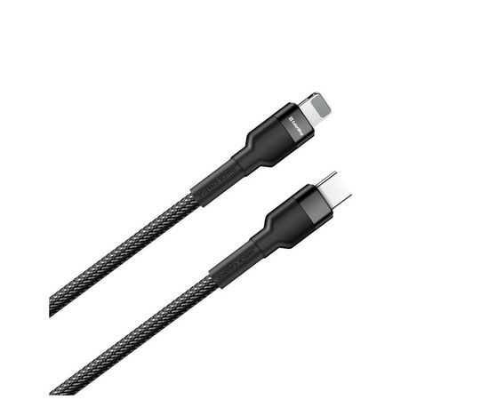 Дата кабель ColorWay USB-C to Lightning 0.3m 3А black (CW-CBPDCL054-BK), изображение 2 Дата кабель ColorWay USB-C to Lightning 0.3m 3А black (CW-CBPDCL054-BK), изображение 2
