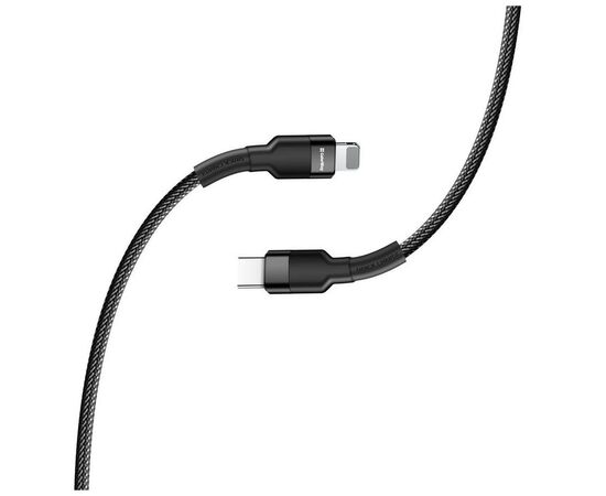 Дата кабель ColorWay USB-C to Lightning 0.3m 3А black (CW-CBPDCL054-BK), изображение 5 Дата кабель ColorWay USB-C to Lightning 0.3m 3А black (CW-CBPDCL054-BK), изображение 5