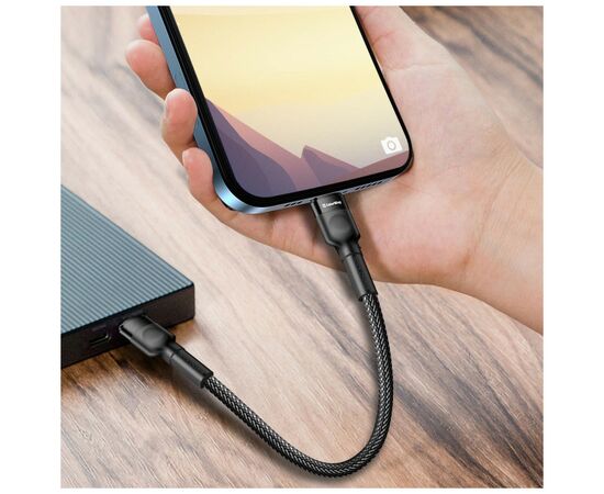 Дата кабель ColorWay USB-C to Lightning 0.3m 3А black (CW-CBPDCL054-BK), изображение 9 Дата кабель ColorWay USB-C to Lightning 0.3m 3А black (CW-CBPDCL054-BK), изображение 9
