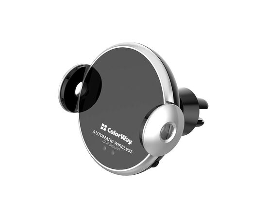 Универсальный автодержатель ColorWay AutoSense Wireless Charger 2 15W Black (CW-CHAW036Q-BK)