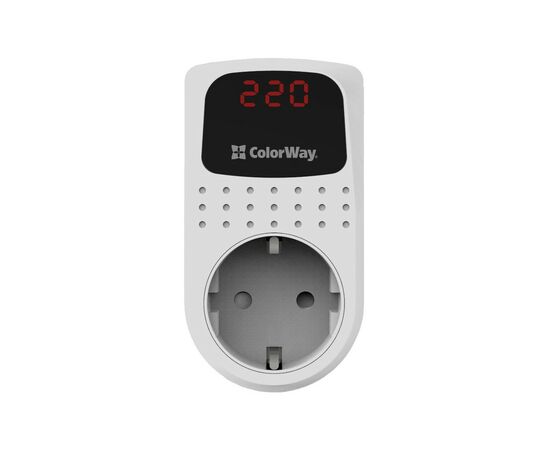 Реле напруги ColorWay DS2, white (CW-VR16-02D)