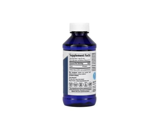 Мінерали Trace Minerals Колоїдне срібло, Colloidal Silver, 118 мл (TMR-00577), зображення 2 Мінерали Trace Minerals Колоїдне срібло, Colloidal Silver, 118 мл (TMR-00577), зображення 2