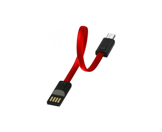 Дата кабель USB 2.0 AM to Micro 5P 0.22m red ColorWay (CW-CBUM022-RD)