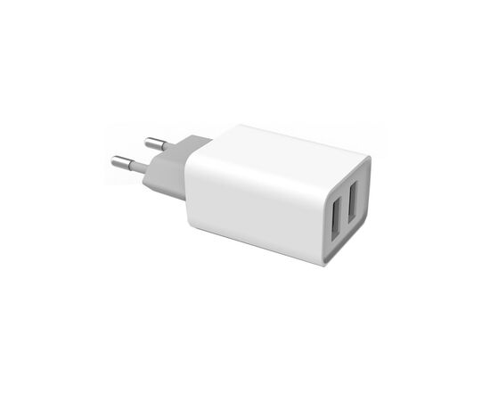 Зарядное устройство ColorWay 2USB AUTO ID 2.1A (10W) (CW-CHS015-WT), изображение 3 Зарядное устройство ColorWay 2USB AUTO ID 2.1A (10W) (CW-CHS015-WT), изображение 3