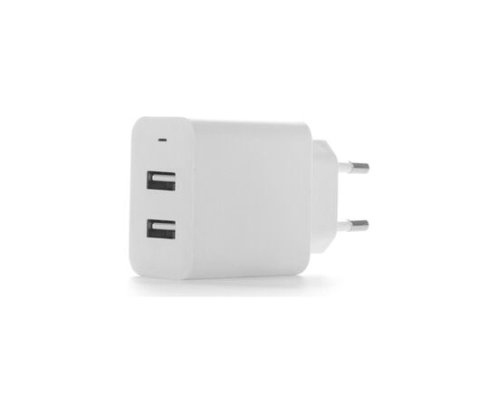 Зарядное устройство ColorWay 2USB AUTO ID 4.8A (24W) (CW-CHS016-WT), изображение 2 Зарядное устройство ColorWay 2USB AUTO ID 4.8A (24W) (CW-CHS016-WT), изображение 2