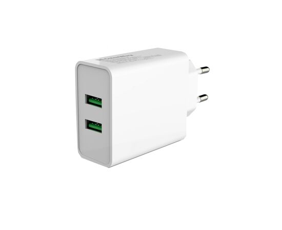 Зарядное устройство ColorWay 2USB Quick Charge 3.0 (36W) (CW-CHS017Q-WT), изображение 5 Зарядное устройство ColorWay 2USB Quick Charge 3.0 (36W) (CW-CHS017Q-WT), изображение 5