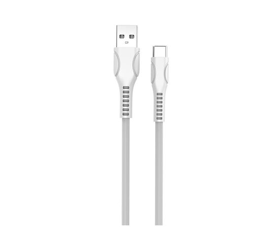 Дата кабель ColorWay USB 2.0 AM to Type-C 1.0m line-drawing white (CW-CBUC029-WH), изображение 2 Дата кабель ColorWay USB 2.0 AM to Type-C 1.0m line-drawing white (CW-CBUC029-WH), изображение 2