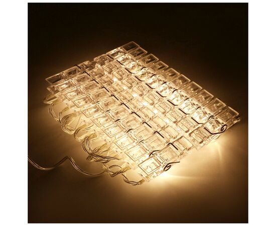 Гірлянда ColorWay Світлодіодна з прищіпками для фото 20 LED / 3 м USB (CW-LCP-20L30BU), зображення 3 Гірлянда ColorWay Світлодіодна з прищіпками для фото 20 LED / 3 м USB (CW-LCP-20L30BU), зображення 3