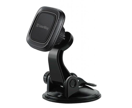 Универсальный автодержатель ColorWay Dashboard-1 (360 rotation) magnetic Gray (CW-CHM06-GR)