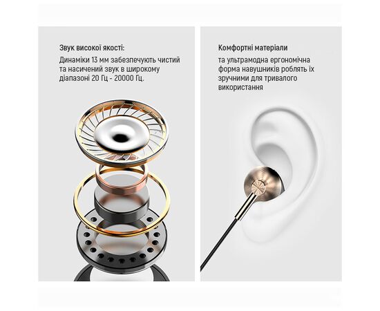 Наушники ColorWay Slim 3.5 mm Wired Earphone Blast 2 Black (CW-WD02BK), изображение 10 Наушники ColorWay Slim 3.5 mm Wired Earphone Blast 2 Black (CW-WD02BK), изображение 10