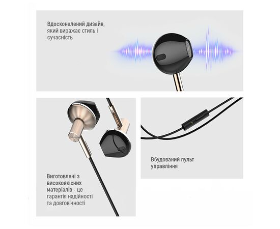 Наушники ColorWay Slim 3.5 mm Wired Earphone Blast 2 Black (CW-WD02BK), изображение 9 Наушники ColorWay Slim 3.5 mm Wired Earphone Blast 2 Black (CW-WD02BK), изображение 9