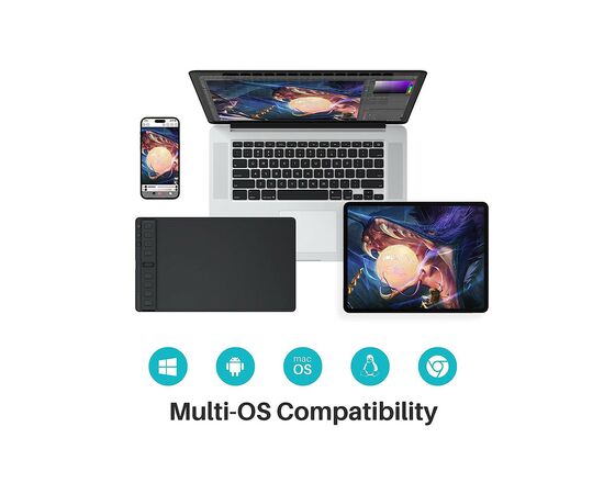 Графический планшет Huion Inspiroy 2 M (H951P), изображение 6 Графический планшет Huion Inspiroy 2 M (H951P), изображение 6
