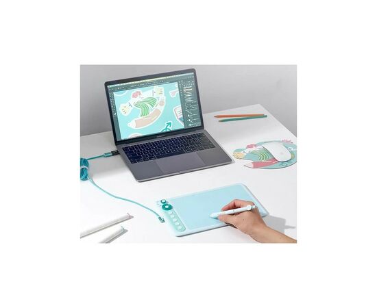 Графический планшет Parblo Intangbo X7 Green (INTANGBOX7G), изображение 4 Графический планшет Parblo Intangbo X7 Green (INTANGBOX7G), изображение 4