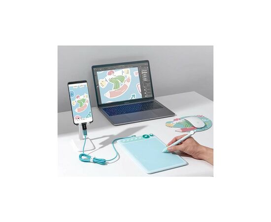 Графический планшет Parblo Intangbo X7 Green (INTANGBOX7G), изображение 5 Графический планшет Parblo Intangbo X7 Green (INTANGBOX7G), изображение 5