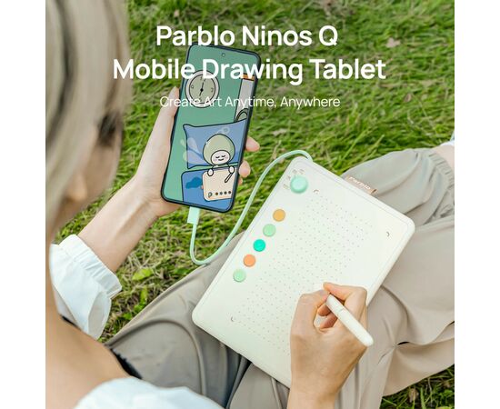 Графический планшет Parblo Ninos Q Mobile (NINOSQ), изображение 2 Графический планшет Parblo Ninos Q Mobile (NINOSQ), изображение 2