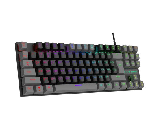 Клавиатура GamePro MK100R Red Switch LED USB Black/Grey (MK100R), изображение 2 Клавиатура GamePro MK100R Red Switch LED USB Black/Grey (MK100R), изображение 2