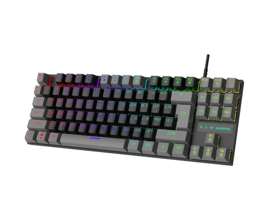 Клавиатура GamePro MK100R Red Switch LED USB Black/Grey (MK100R), изображение 3 Клавиатура GamePro MK100R Red Switch LED USB Black/Grey (MK100R), изображение 3