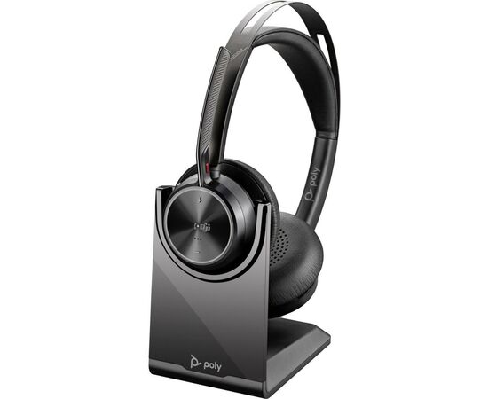 Наушники Poly Focus 2 - M USB-C HS with Charge Stand Stereo (77Y90AA), изображение 2 Наушники Poly Focus 2 - M USB-C HS with Charge Stand Stereo (77Y90AA), изображение 2
