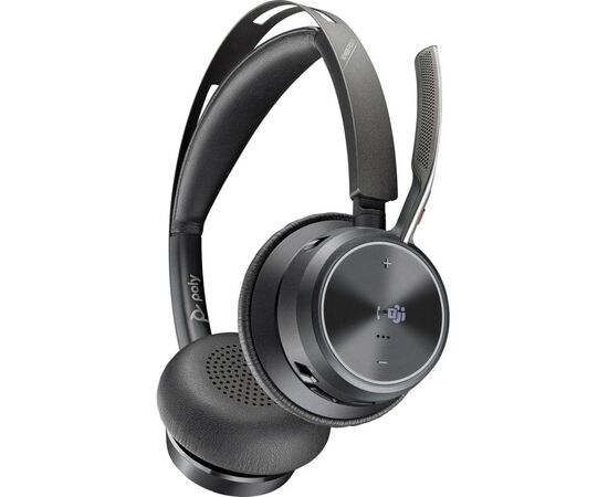Наушники Poly Focus 2 - M USB-C HS with Charge Stand Stereo (77Y90AA), изображение 4 Наушники Poly Focus 2 - M USB-C HS with Charge Stand Stereo (77Y90AA), изображение 4