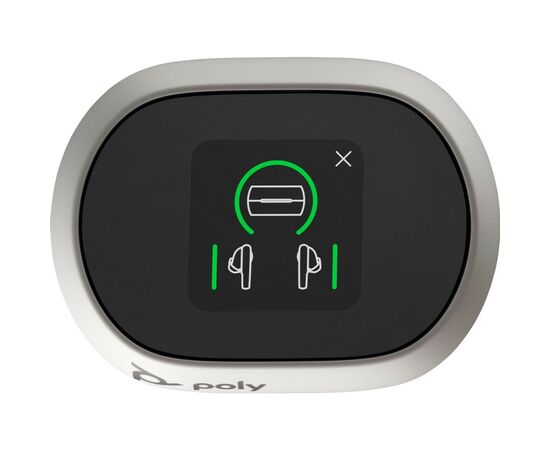 Наушники Poly TWS Voyager Free 60+ Earbuds + BT700C + TSCHC White (7Y8G6AA), изображение 7 Наушники Poly TWS Voyager Free 60+ Earbuds + BT700C + TSCHC White (7Y8G6AA), изображение 7