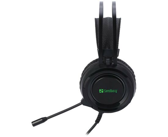 Наушники Sandberg Dominator Headset RGB Black (126-22), изображение 3 Наушники Sandberg Dominator Headset RGB Black (126-22), изображение 3