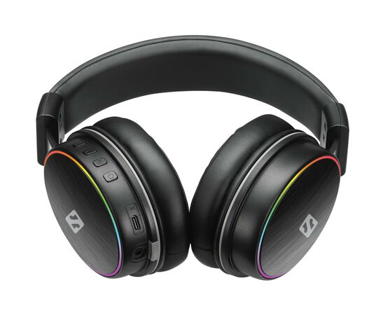 Наушники Sandberg HeroBlaster Bluetooth Led Headset Black (126-42), изображение 4 Наушники Sandberg HeroBlaster Bluetooth Led Headset Black (126-42), изображение 4