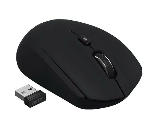 Мишка Acer OMR050 Wireless/Bluetooth Black (ZL.MCEEE.02D), зображення 2 Мишка Acer OMR050 Wireless/Bluetooth Black (ZL.MCEEE.02D), зображення 2