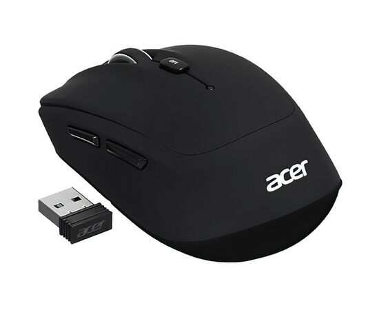 Мишка Acer OMR050 Wireless/Bluetooth Black (ZL.MCEEE.02D), зображення 3 Мишка Acer OMR050 Wireless/Bluetooth Black (ZL.MCEEE.02D), зображення 3
