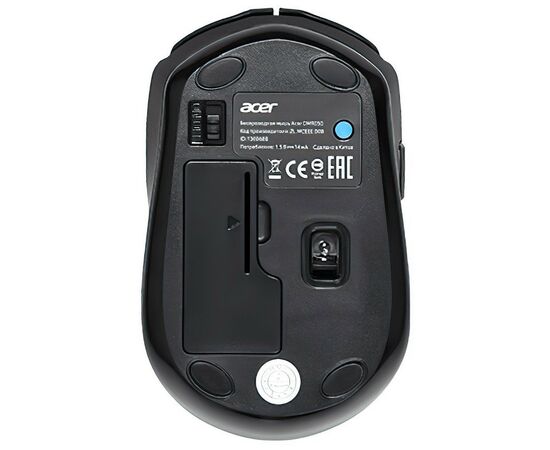 Мишка Acer OMR050 Wireless/Bluetooth Black (ZL.MCEEE.02D), зображення 6 Мишка Acer OMR050 Wireless/Bluetooth Black (ZL.MCEEE.02D), зображення 6
