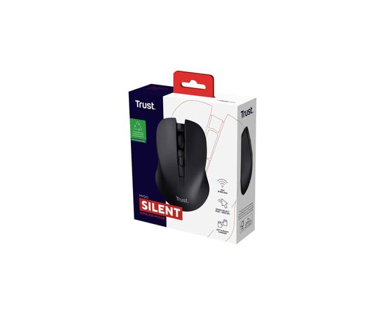 Мышка Trust Mydo Silent Wireless Black (25084), изображение 8 Мышка Trust Mydo Silent Wireless Black (25084), изображение 8