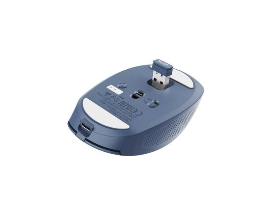 Мышка Trust Ozza compact Bluetooth/Wireless/USB-A Blue (24934), изображение 5 Мышка Trust Ozza compact Bluetooth/Wireless/USB-A Blue (24934), изображение 5