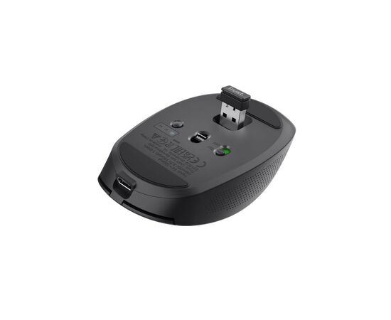 Мишка Trust Ozza compact Bluetooth/Wireless/USB-A Black (24819), зображення 9 Мишка Trust Ozza compact Bluetooth/Wireless/USB-A Black (24819), зображення 9