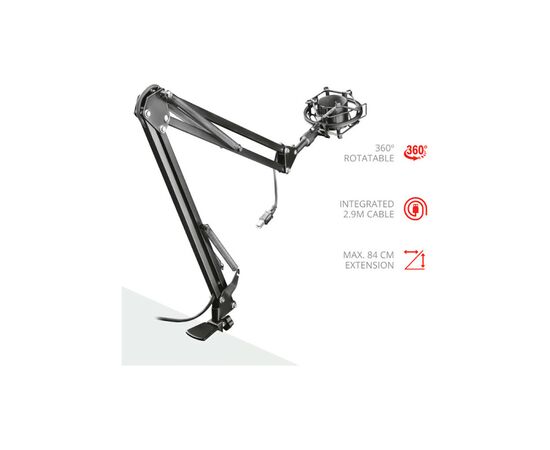 Мікрофон Trust GXT 253 Emita (22563), зображення 6 Мікрофон Trust GXT 253 Emita (22563), зображення 6