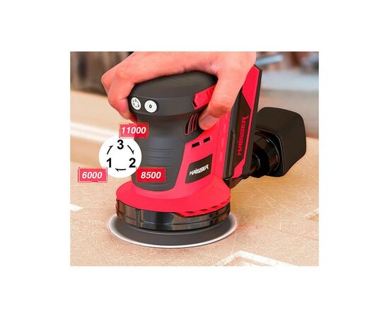 Шліфувальна машина HAISSER RO-118BS (без АКБ та ЗП) (130409), зображення 2 Шліфувальна машина HAISSER RO-118BS (без АКБ та ЗП) (130409), зображення 2