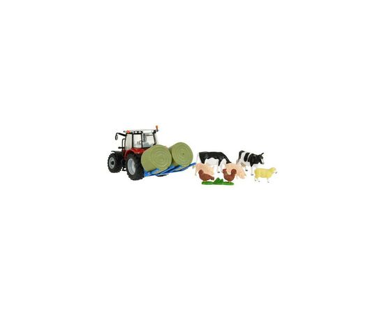 Спецтехника Britains Модель трактора Massey Ferguson 5612 с вилами и фигурками 1:32 (43205), изображение 2 Спецтехника Britains Модель трактора Massey Ferguson 5612 с вилами и фигурками 1:32 (43205), изображение 2