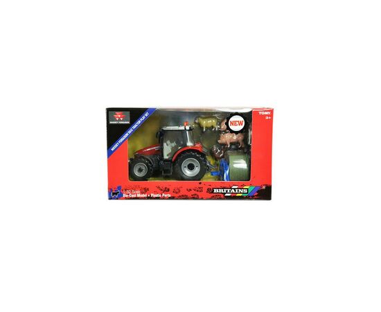 Спецтехника Britains Модель трактора Massey Ferguson 5612 с вилами и фигурками 1:32 (43205)