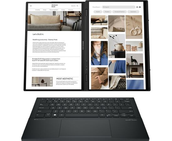 Ноутбук ASUS Zenbook 14 Duo OLED UX8406MA-QL048W (90NB12U1-M001S0), изображение 5