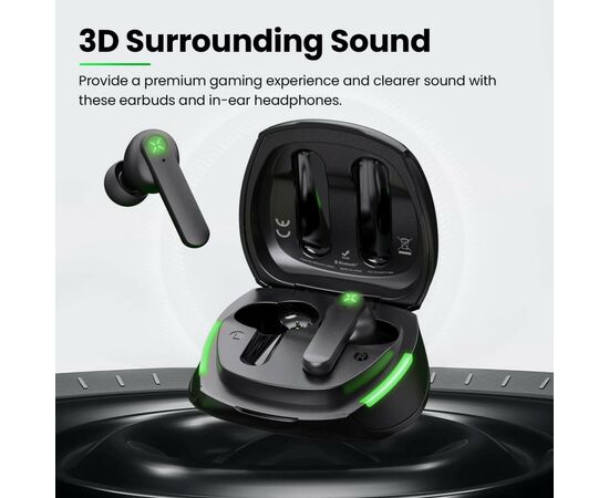 Навушники Tecno G01 Black (4895180780899), зображення 9 Навушники Tecno G01 Black (4895180780899), зображення 9