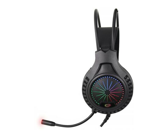 Наушники Esperanza Aviator RGB 5.1 Black (EGH5000), изображение 3 Наушники Esperanza Aviator RGB 5.1 Black (EGH5000), изображение 3