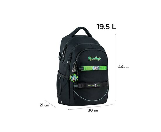 Рюкзак школьный Kite Education teens 727L Rick and Morty (RM24-727L), изображение 2 Рюкзак школьный Kite Education teens 727L Rick and Morty (RM24-727L), изображение 2
